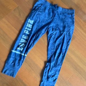 VS Pink jogger bottom size M